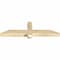 Ekena Millwork Eugene Rough Sawn Timber Gable Bracket, Douglas Fir, 48"W x 14"H x 4"D x 4"F, 7/12 Pitch GBW048X14X0404EUG00RDF - alternate 2